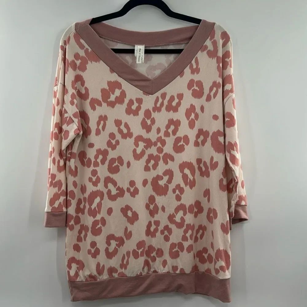3For$20 Now N Forever Pink/Cream Animal Print size M